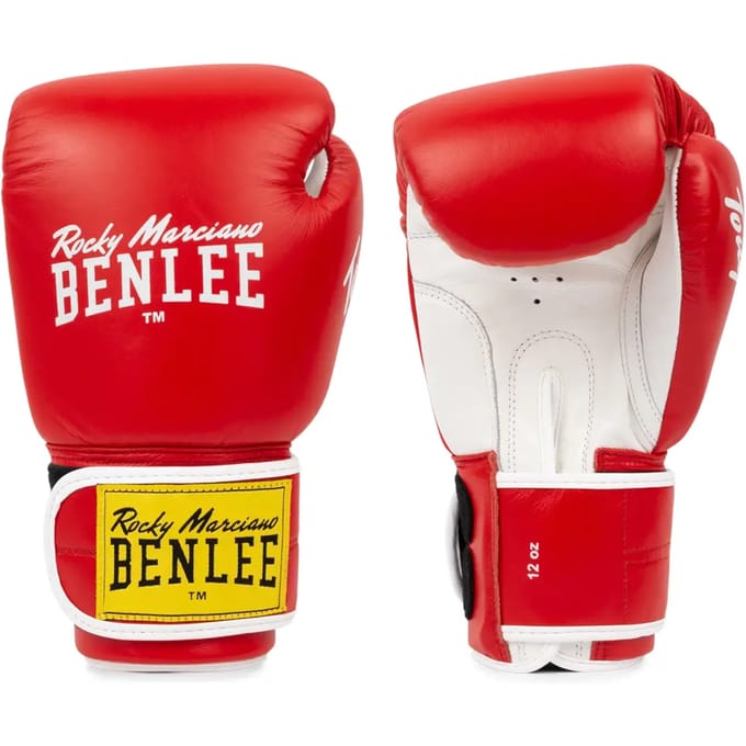 Benlee Tough Leren Bokshandschoenen Rood 16 oz