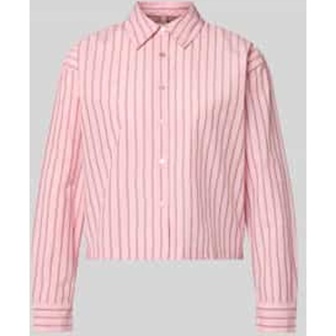 Overhemdblouse met knoopsluiting Model 'BARDOT'