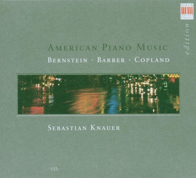Sebastian Knauer - American Piano Music (CD)
