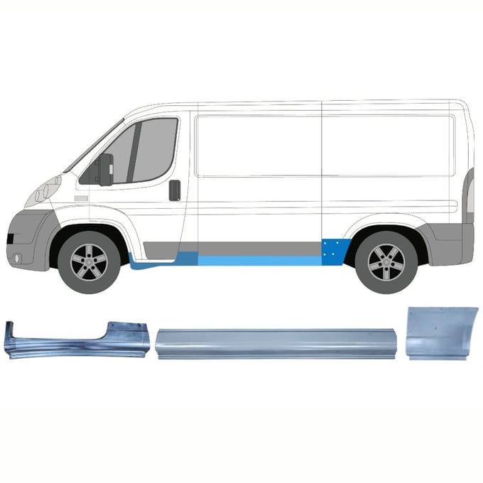Reparatiepaneel set voor Citroen Jumper 2006-2025 / Links