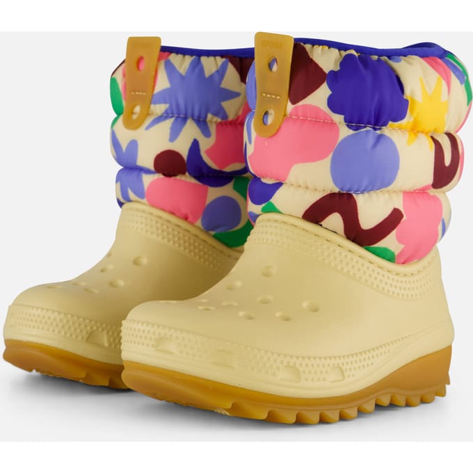 Crocs Crocs Classic Neopuff Geo Snowboots geel