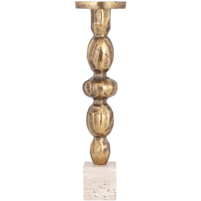 PTMD - Kandelaar Malines - Goud - 11x11x43cm