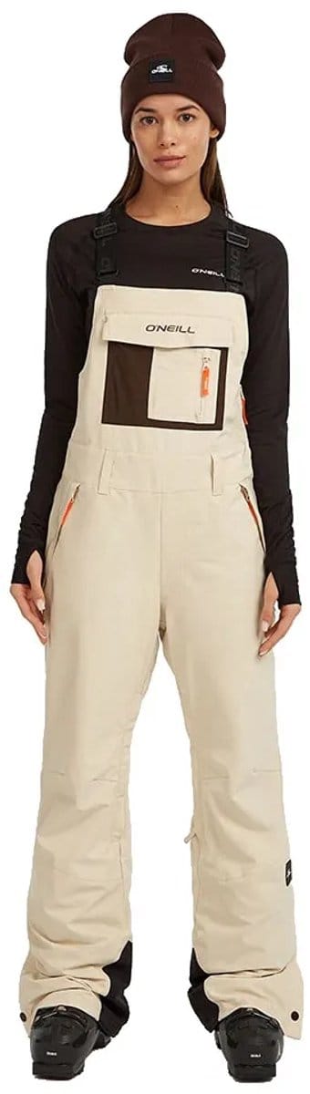 O´neill Fwc Peak Bib Broek Beige M Vrouw