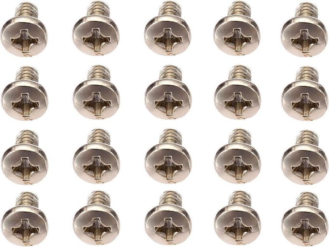 DELTACO SV-2-20, Schroeven voor een Harde schijf HDD, 20-pack