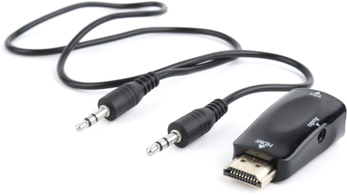 CablExpert A-HDMI-VGA-02 - Adapterstekker HDMI - VGA, met audio