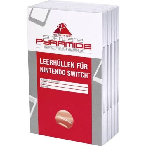 Nintendo Switch | hoes | 11 mm | 1 cartridge | Transparant | 4 Stuks