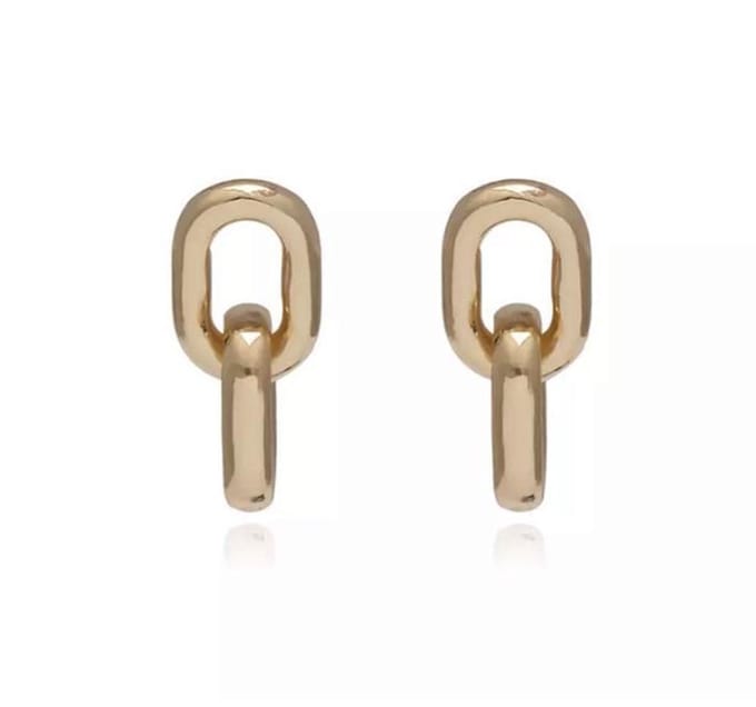 Jomide Oorknoppen Dangle Punk - Goudkleurig