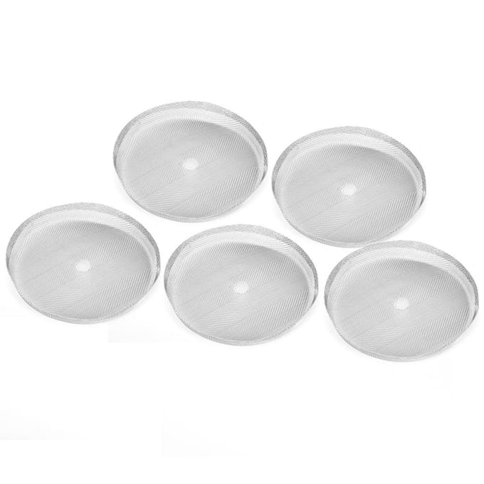 5 stuks roestvrijstalen filtergaas scherm vervanging voor 350 ml French Press koffiezetapparaat white