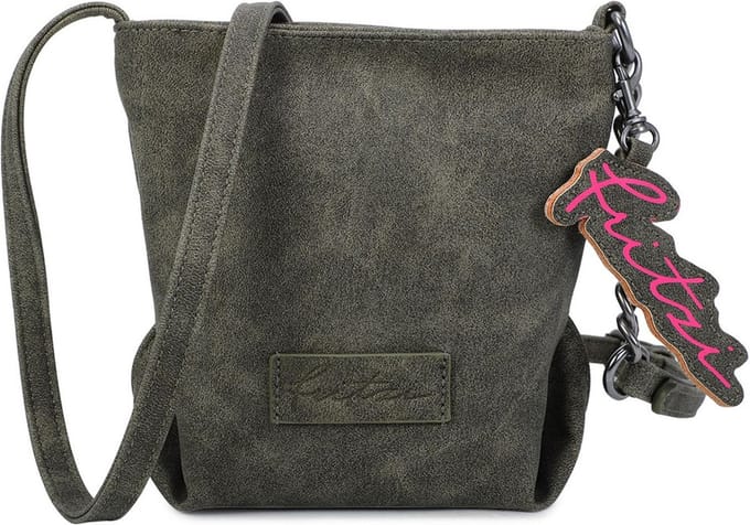 Fritzi aus Preußen Schoudertas Jakx Chai07 Cross Bag Deep Jungle Groene