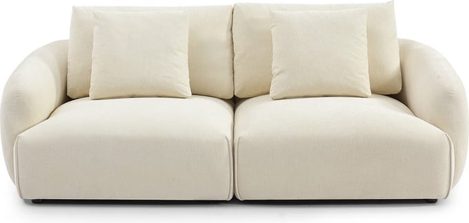 Bronx71® 3-zitsbank Isa chenille off white
