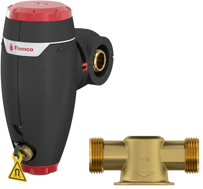 Flamco XStream Clean 1 1/4 M CV vuilafscheider reduceert warmteverlies - 11052