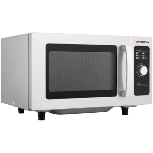GGM Gastro Mikrowelle - 25 Liter - 1 kW - Manuell Zilver
