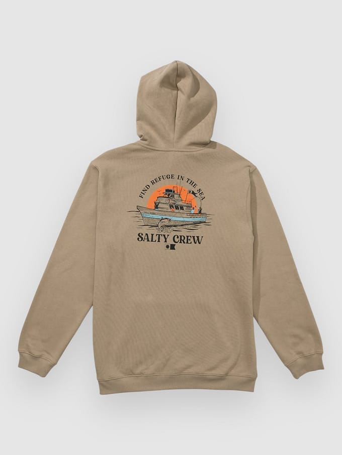 Salty Crew Day Charter Hoodie grijs