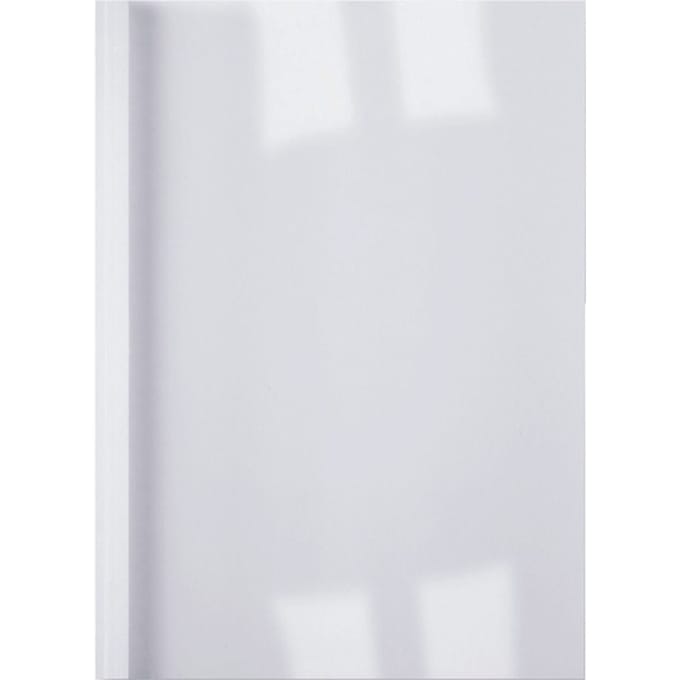 Thermische omslag gbc a4 1.5mm linnen wit | Doos a 100 stuk