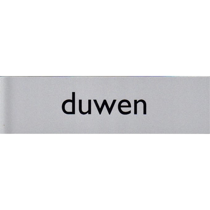 Infobord pictogram duwen 165x44mm