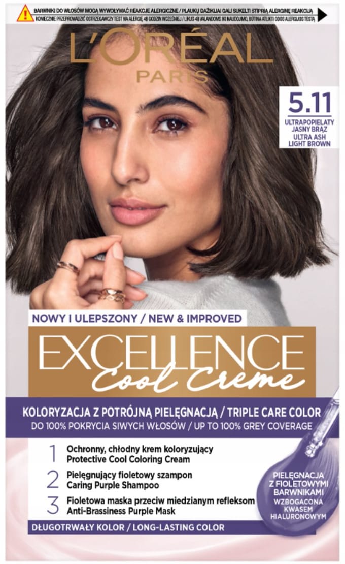 L'Oréal Excellence Col Creme - Haarverf - Ultrapopelachtig Lichtbruin