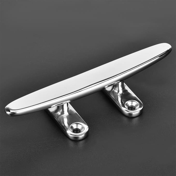 RVS Bootkikker Spiegelgepolijst Bootlicht Accessoire Basis Kikkers Marine Basis(6in) white