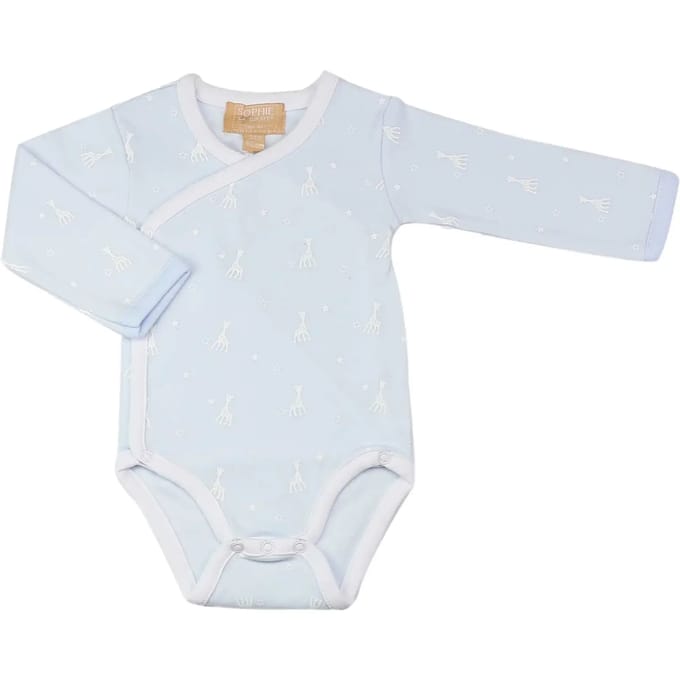 Sophie de Giraf Overslag Romper Blauw 1m - 54 cm