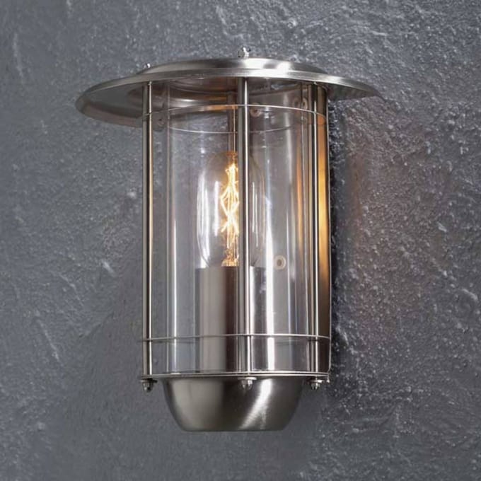 Konstsmide Trento 7565-000 Buitenlamp (wand) Spaarlamp, LED E27 60 W RVS