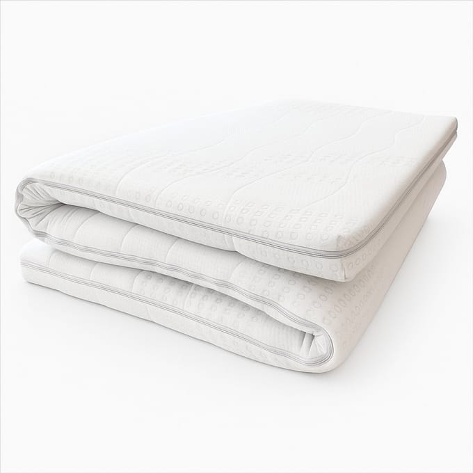 MAH - Topdekmatras NASA DUO 80 x 200 cm - 7cm dik - traagschuim én koudschuim