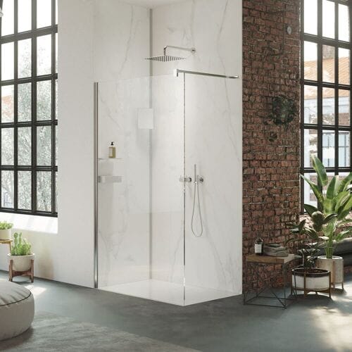 HÜPPE Xtensa pure 4-corner side wall 1-piece 100 x 200 cm XT1809123321