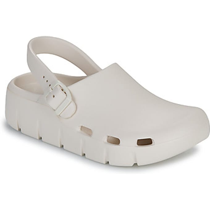 BIRKENSTOCK  Sandalen met sleehak Birki Flow Kids EVA Eggshell