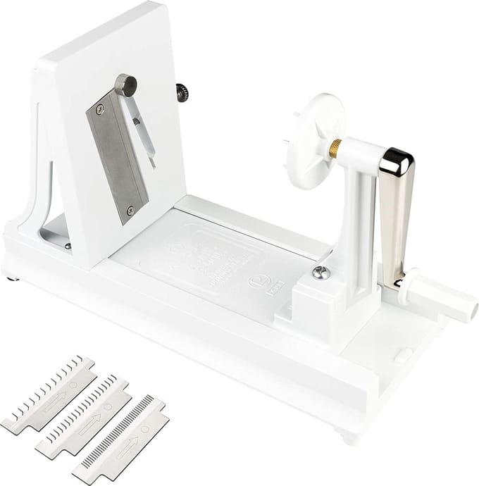 Benriner Turning Slicer - Spiraalsnijder - Wit - Kunststof