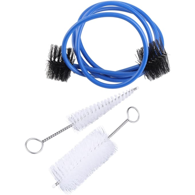 Trompetreinigingsborstelset, muziekinstrumentonderhoud, accessoire wit