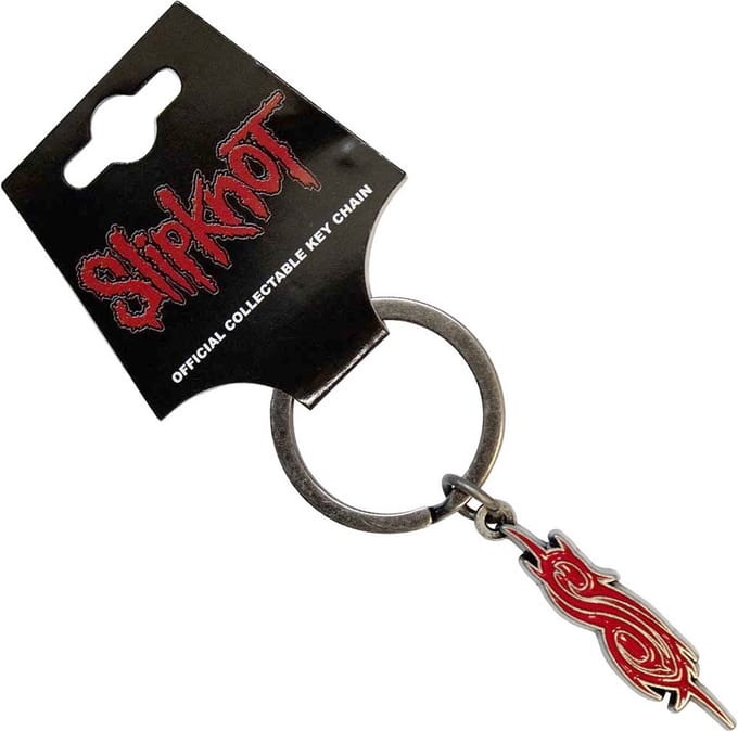 Slipknot - Tribal S Sleutelhanger - Rood/Grijs