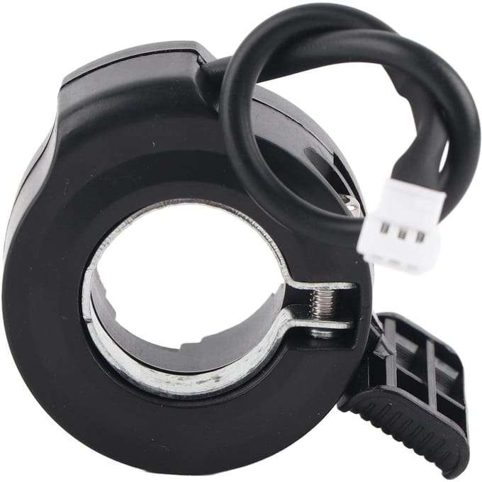 Vingerrembekrachtiger Hall-sensor Elektrische scooter Gaspedaalgreep Fietsaccessoires rood black