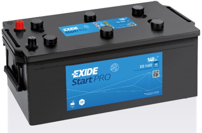 Exide Start Pro 12V 140Ah - Loodzuur - Startaccu - EG1403