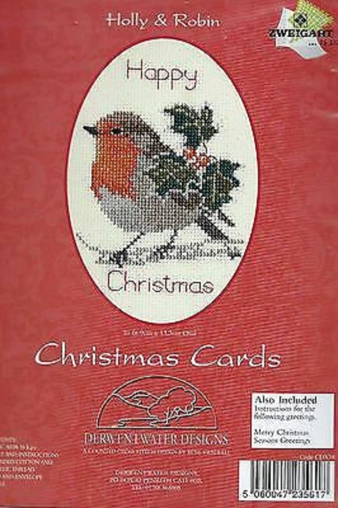 Kerstkaart Bothy Threads Telwerk CDX   18