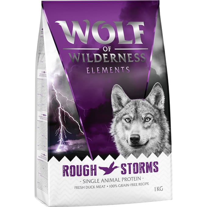 1kg Rough Storms Eend Wolf of Wilderness Hondenvoer