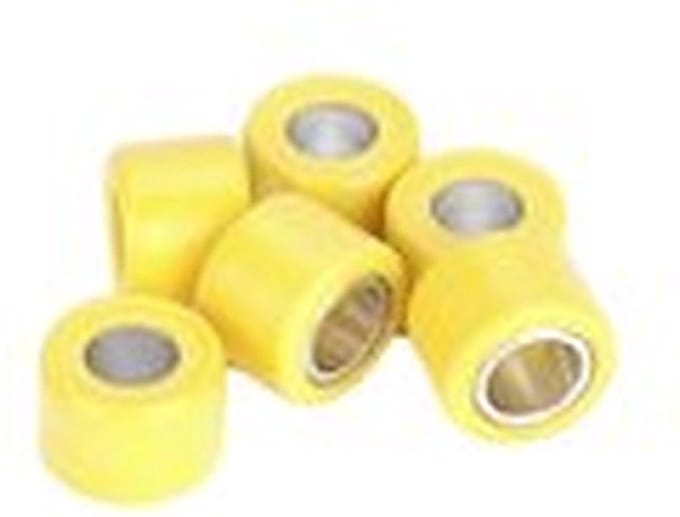 VARIOTEUR ROLLENSET(6) 17x12MM GEEL 4658 3.6g (LEO VINCE)