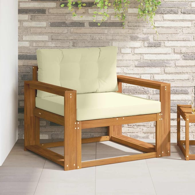 vidaXL - Buiten - Midden - Sofa - Naturel