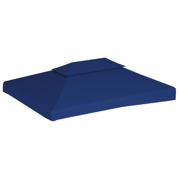 vidaXL - Prieeldak - 2-laags - 4x3m - 310 - g/m² - blauw