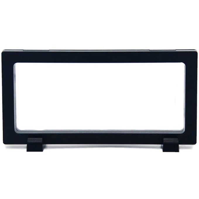 3D Zwevende Displaystandaard met Twee Voeten voor Medaille Antieke Munt Bureau Displaystandaard groen/blauw