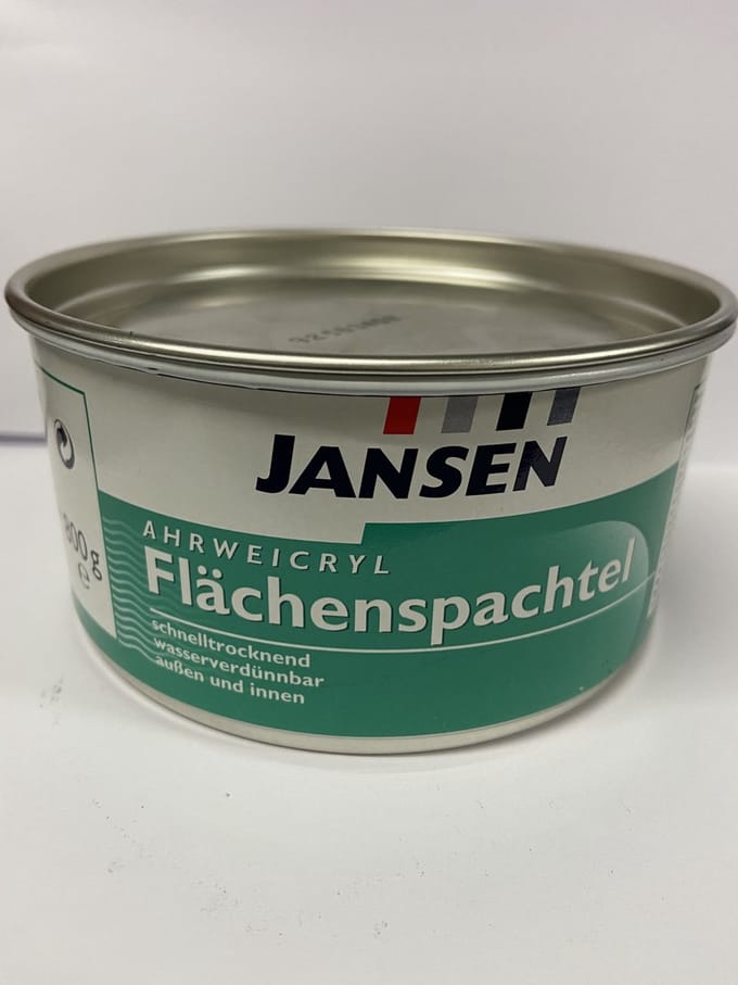 Jansen Ahrweicryl - Lakplamuur -Sneldrogend -  800gr