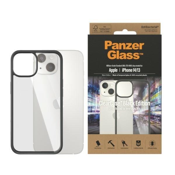 PanzerGlass ClearCase Apple iPhone 14 | 13 | Black