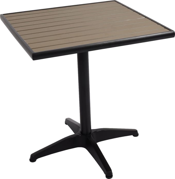 Brulo tuintafel - balkontafel - bistrotafel - bijzettafel - aluminium - PE