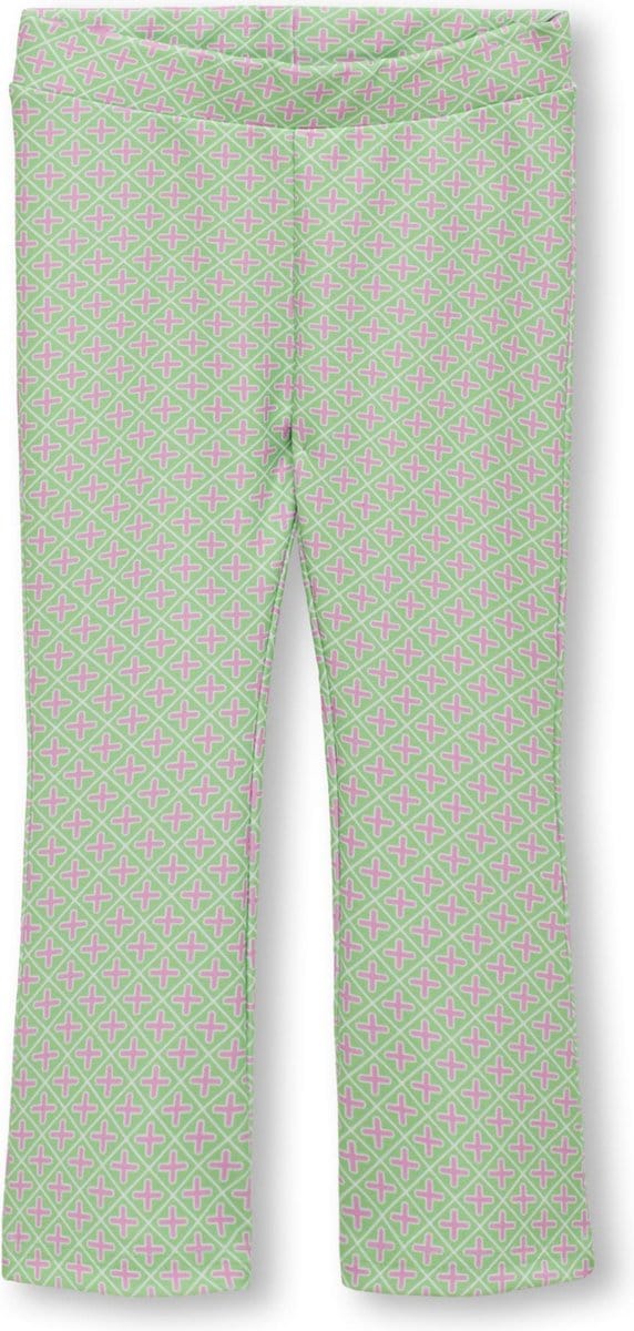 ONLY KMGESRA FLARED AOP PANT JRS Meisjes Broek - Spring BouquetAOP:Graphic - Maat 86