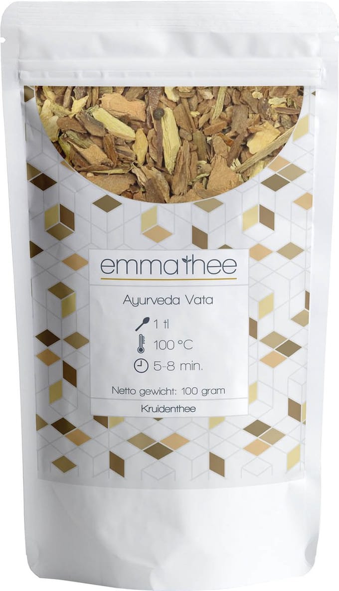 Ayurveda Vata 100 Gram - Losse Thee - Puur & Natuurlijk - Harmoniserende Kruidenblend