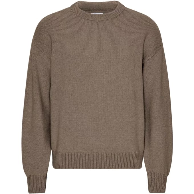Trui met oversized ronde hals Colorful Standard Warm Taupe