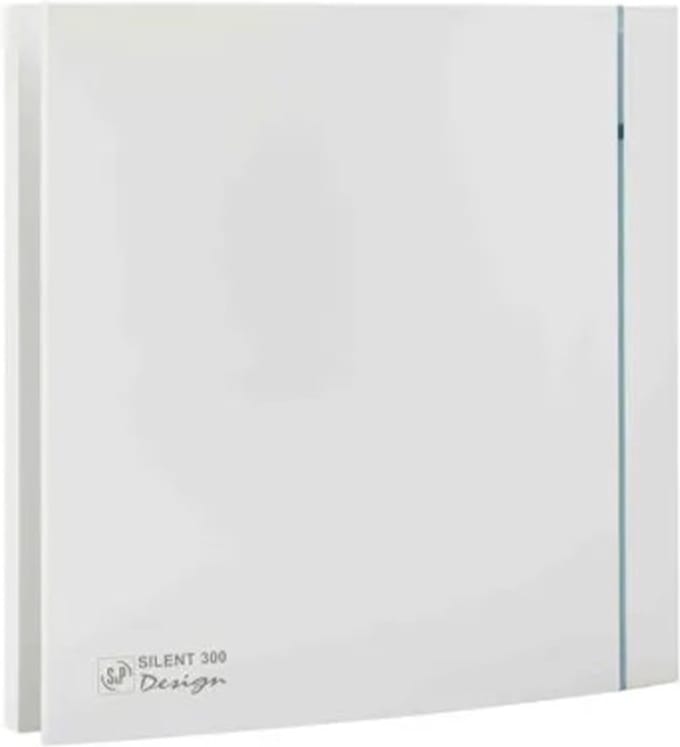 Soler & Palau Silent-100 Design Badkamer-/Toiletventilator - 230V AC - 8W - 85 m³/h - 26dB - IP45 - SILENT-100CZ