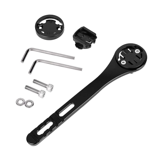 Racefiets Stuurcomputerhouder voor Garmin/Cateye/Bryton Fietscomputer Sportcamera zwart