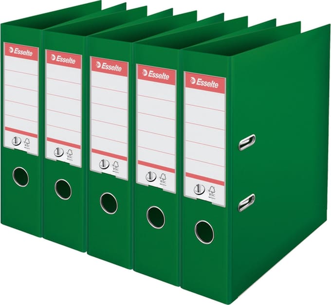 Ordner Esselte No 1 Power PP 75 mm groen - 4 stuks