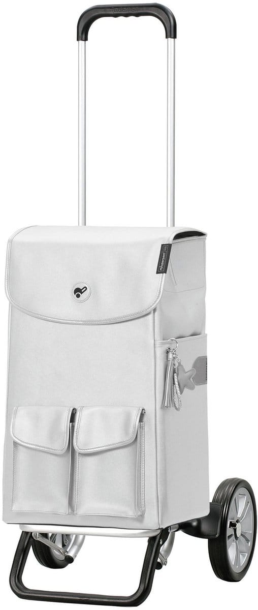 Andersen Shopper Alu Star Shopper Abbo Winkelwagen 54 cm - 39 L - silber