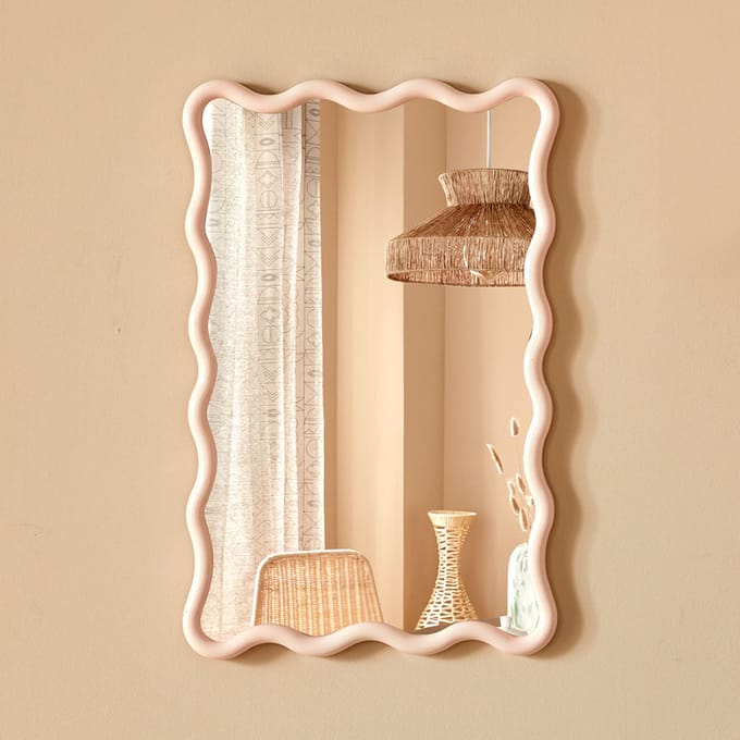 Eazy Living Wandspiegel 39,5 x 60 cm Aaron Beige