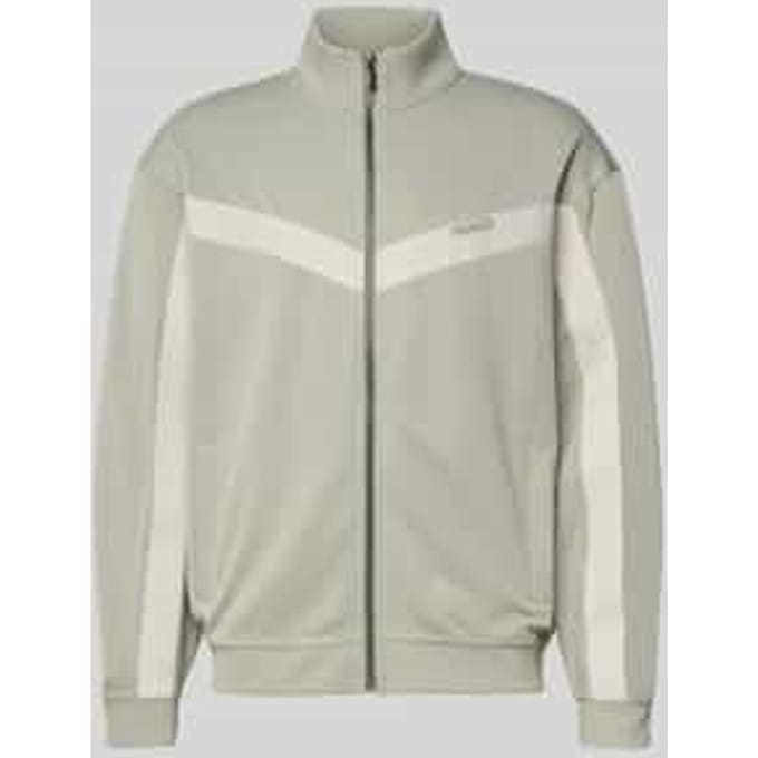 relaxed fit sweatjack met katoen model 'DARTI'