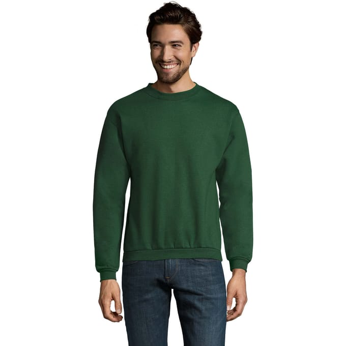 SOLS Heren Spider Ronde Hals Sweatshirt (Fles groen)